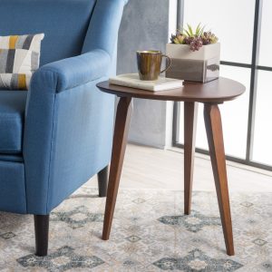 modernistic designed wood finish end table nh519992