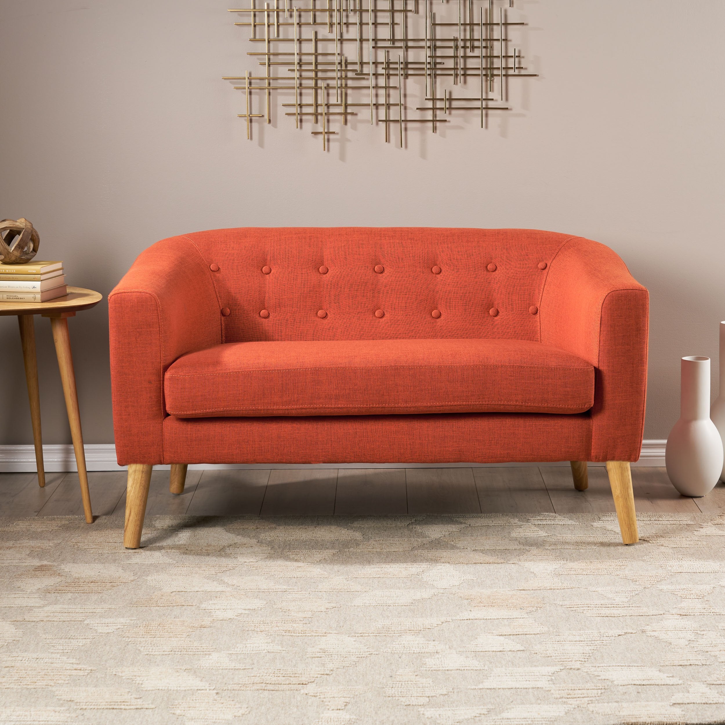 button back mid century fabric modern loveseat nh392103 button back mid century fabric modern loveseat nh392103